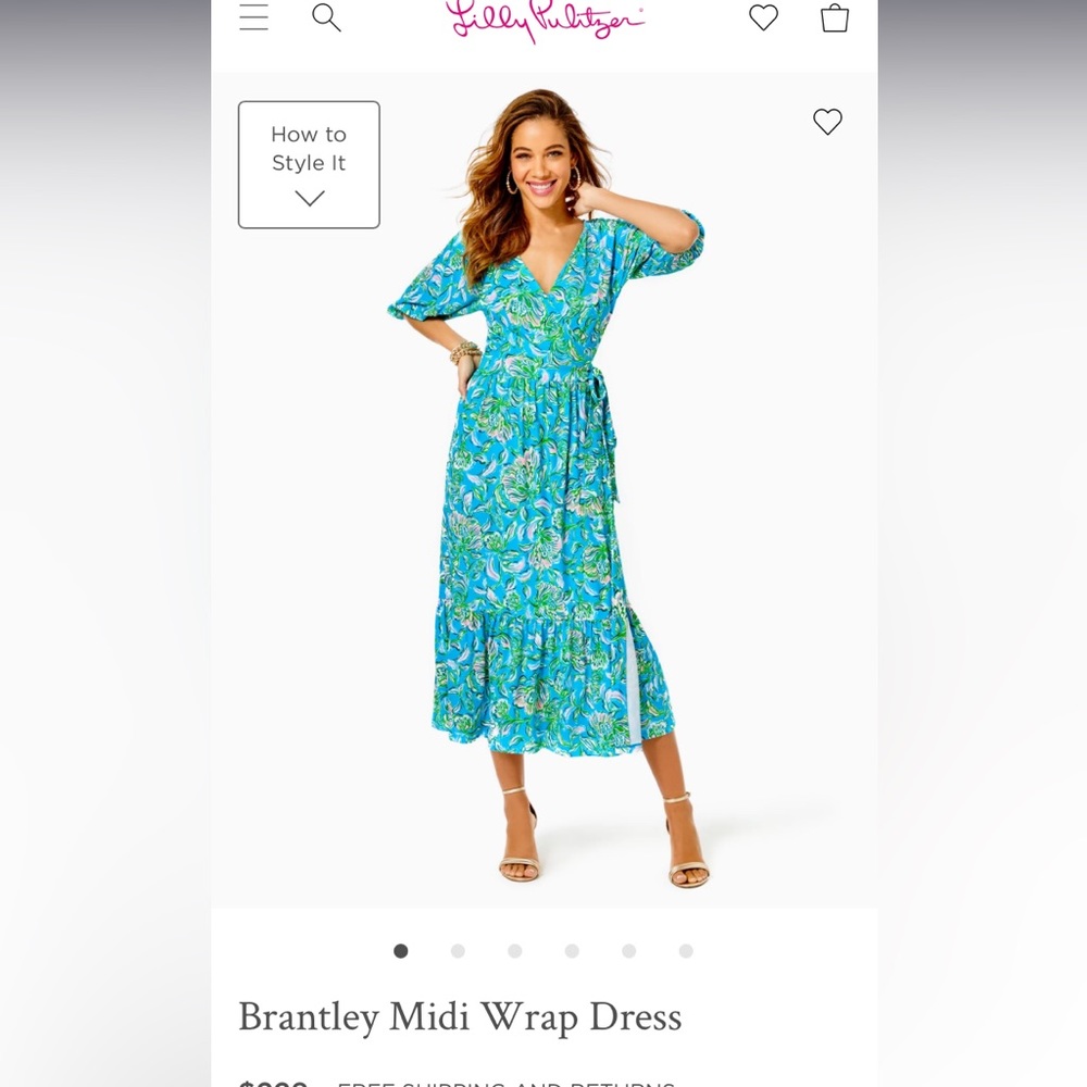 Lily Wrap Dress Size L- perfect for summer